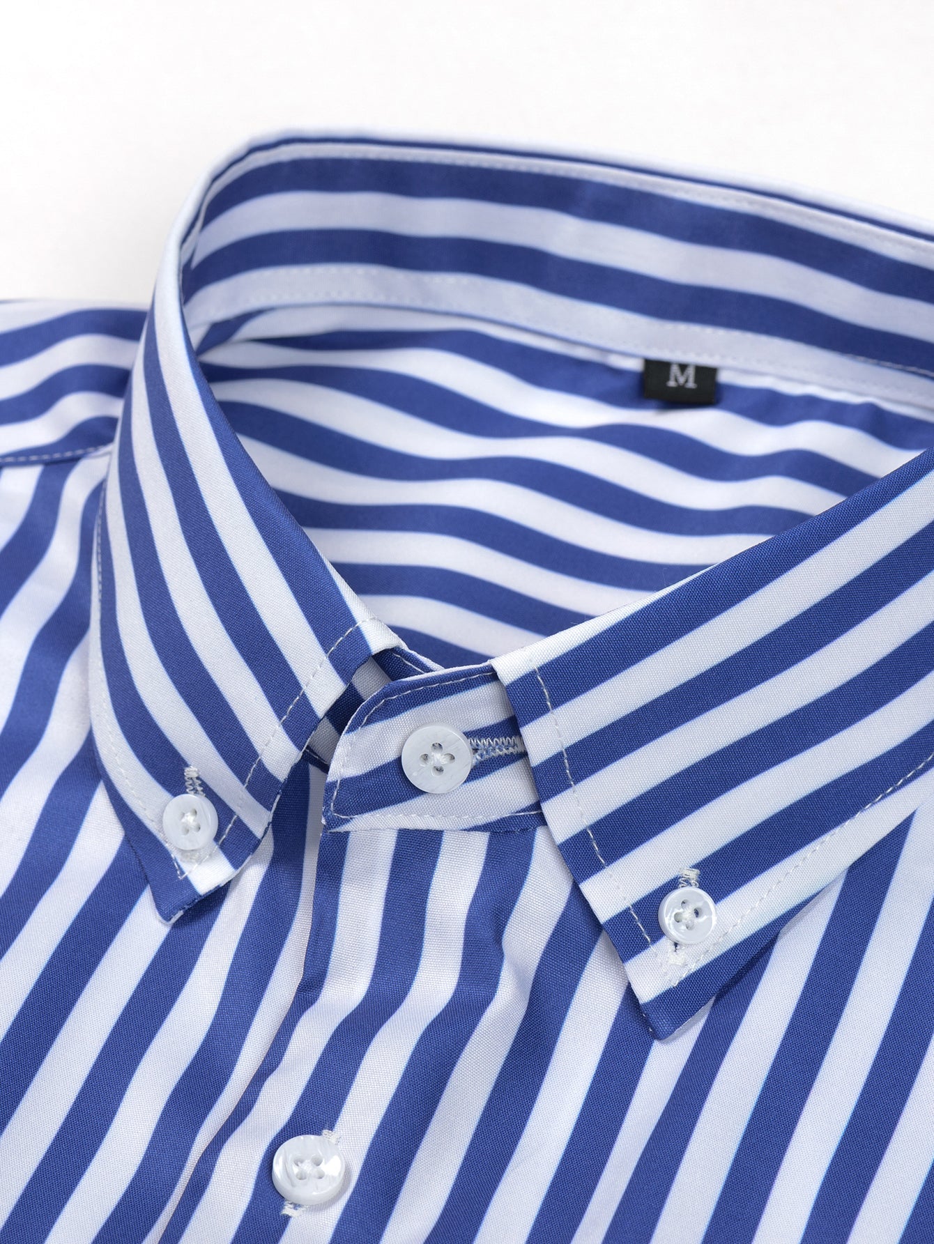 LONG SLEEVE STRIPED SHIRT WITH BUTTONS & SLIM FIT PANTS WIDE LEG