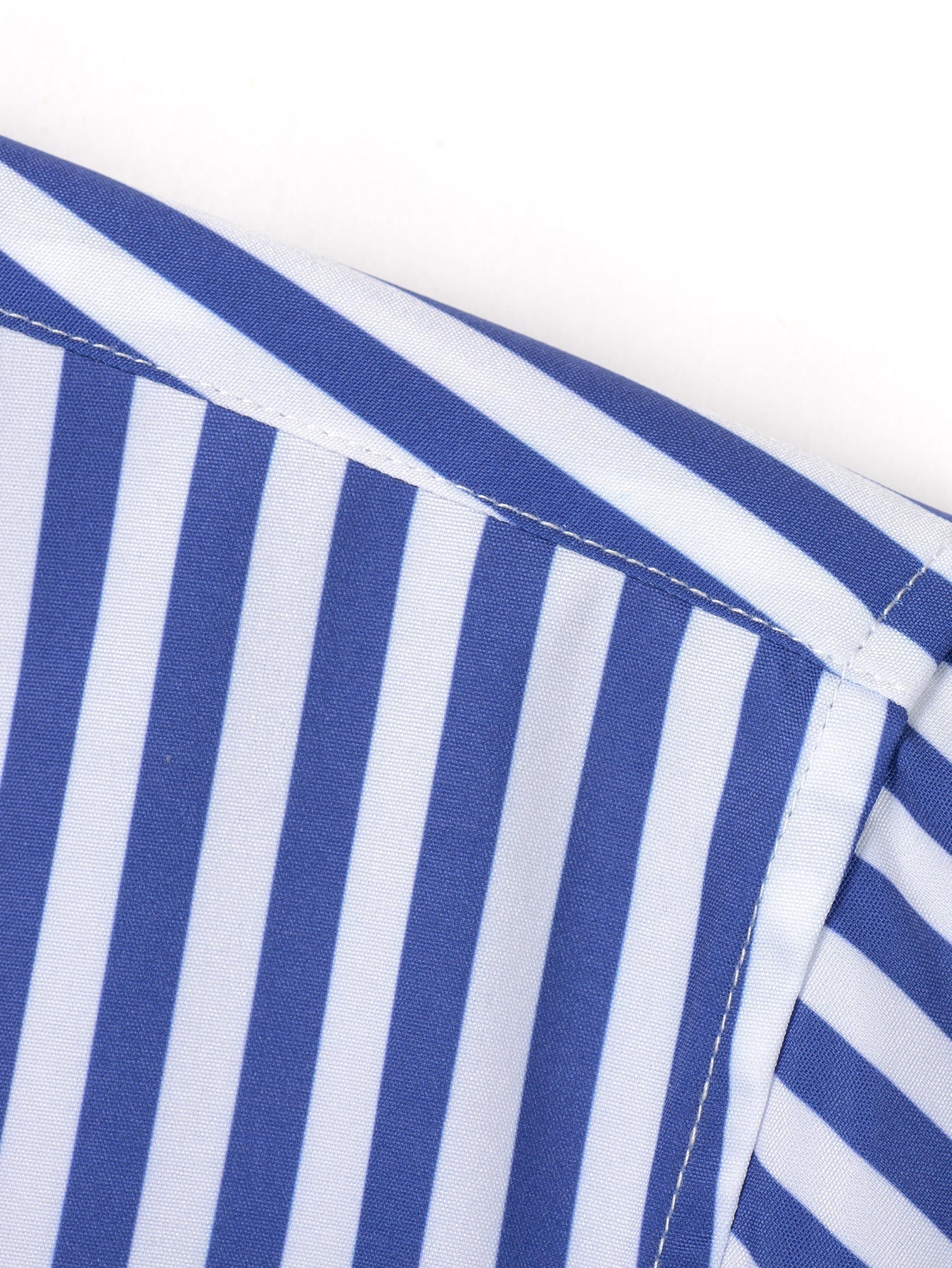 LONG SLEEVE STRIPED SHIRT WITH BUTTONS & SLIM FIT PANTS WIDE LEG