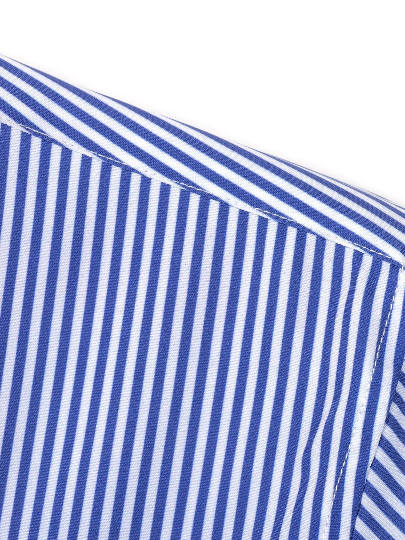 LONG SLEEVE STRIPED SHIRT WITH BUTTONS & SLIM FIT PANTS TAPERED LEG