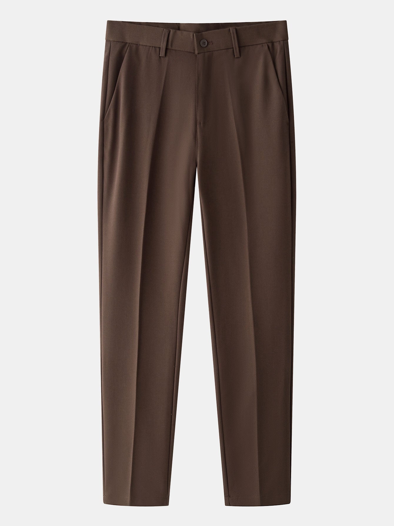 TWIST KNIT HENLEY SHIRT & SLIM FIT NARROW-LEG PANTS