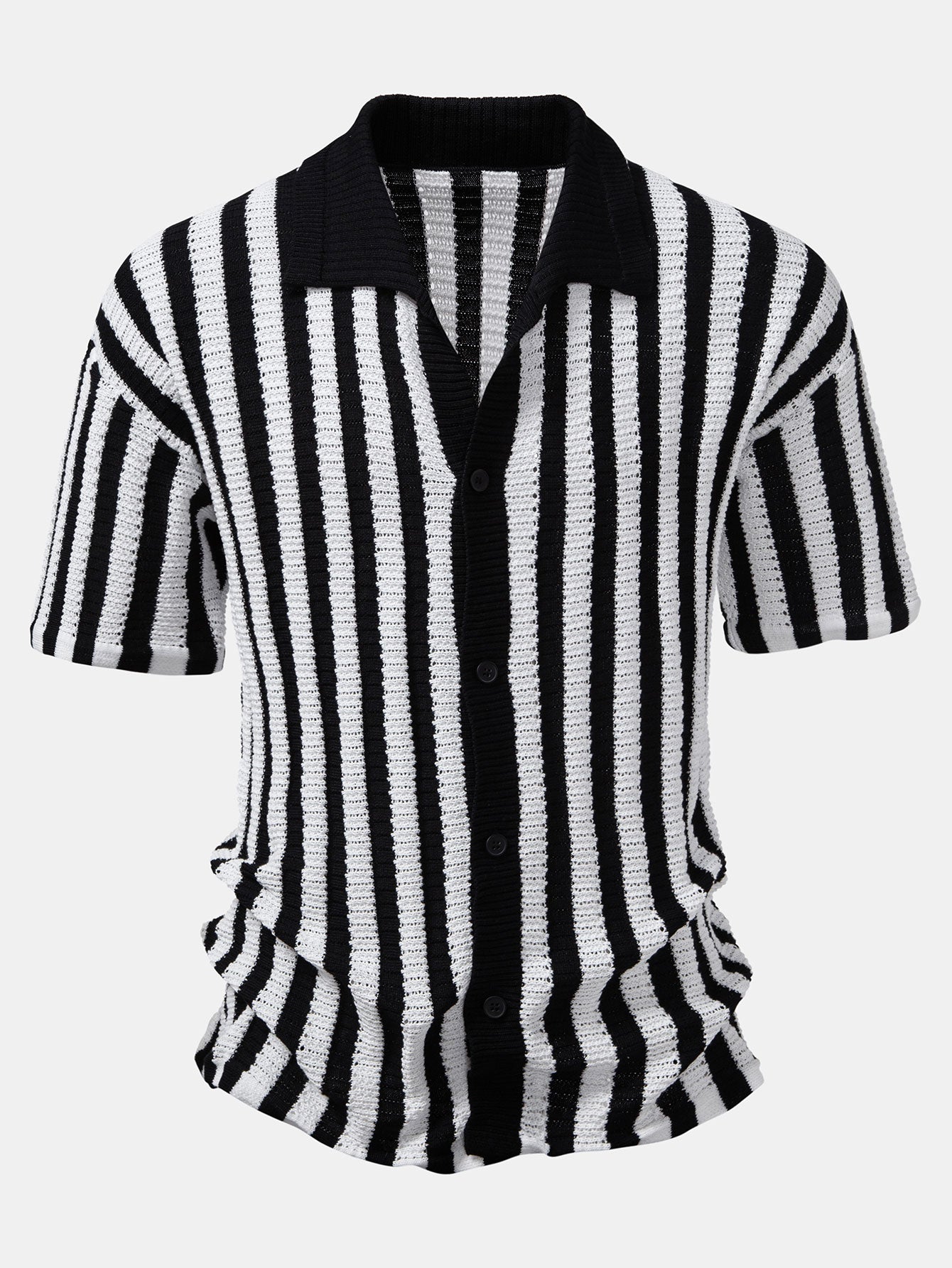 CHEMISE À RAYURES AVEC ÉPAULES BAISSÉES