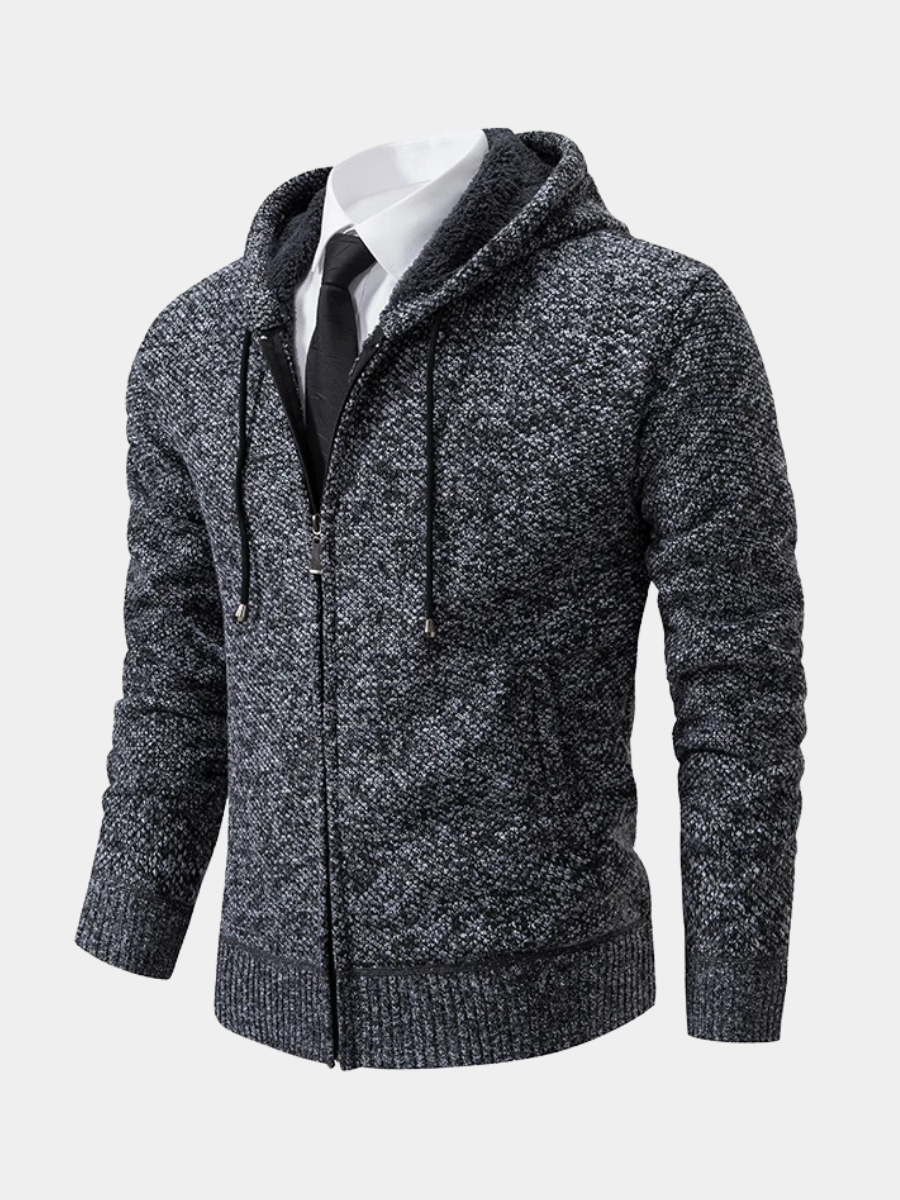 LAURENT MONACO | CARDIGAN AVEC ZIP EN POLAIRE