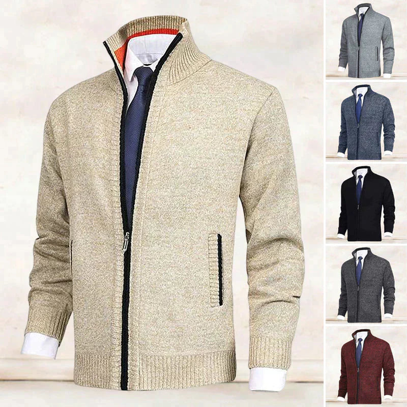 LAURENT MONACO | CARDIGAN HOMME À MANCHES LONGUES