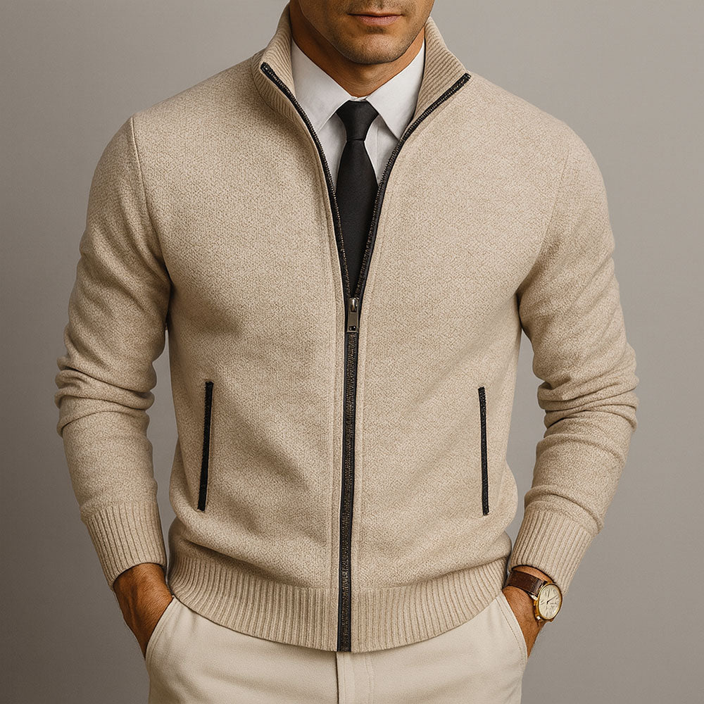 LAURENT MONACO | CARDIGAN EN LAINE SUR MESURE