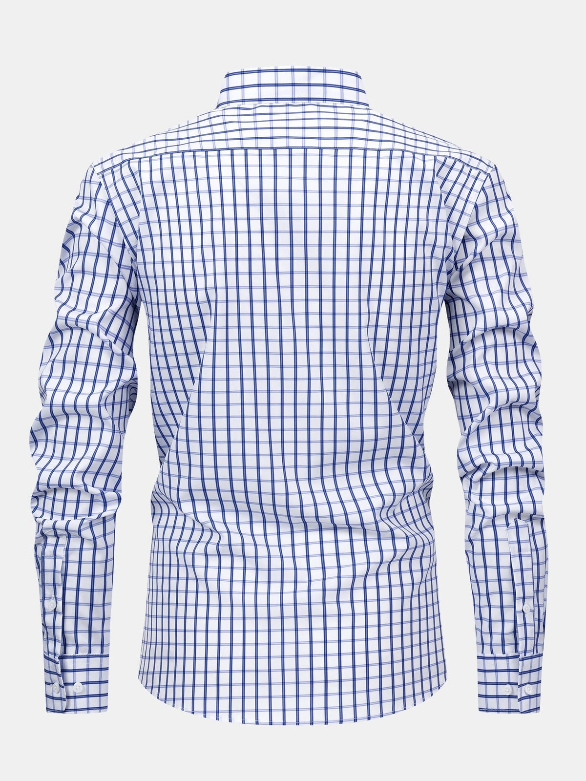 LONG SLEEVE PLAID SHIRT WITH BUTTONS