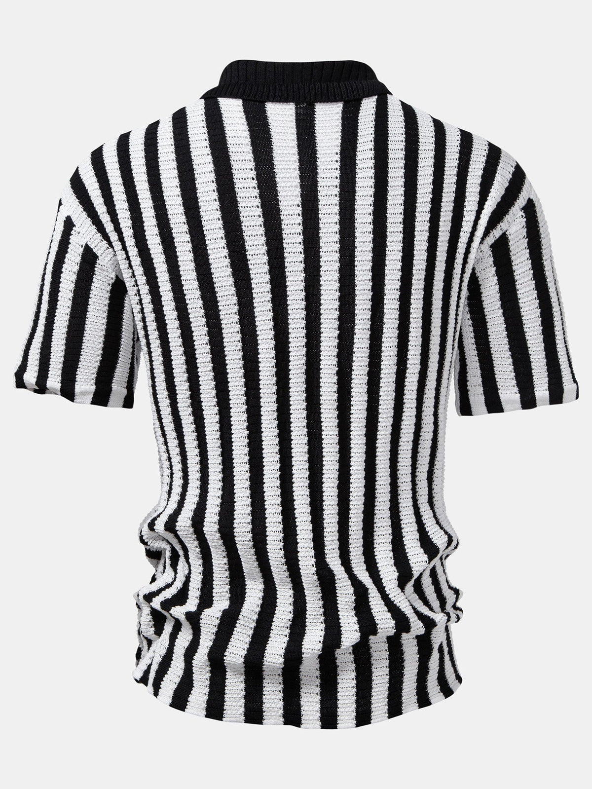 STRIPED SHIRT WITH DROP SHOULDERS