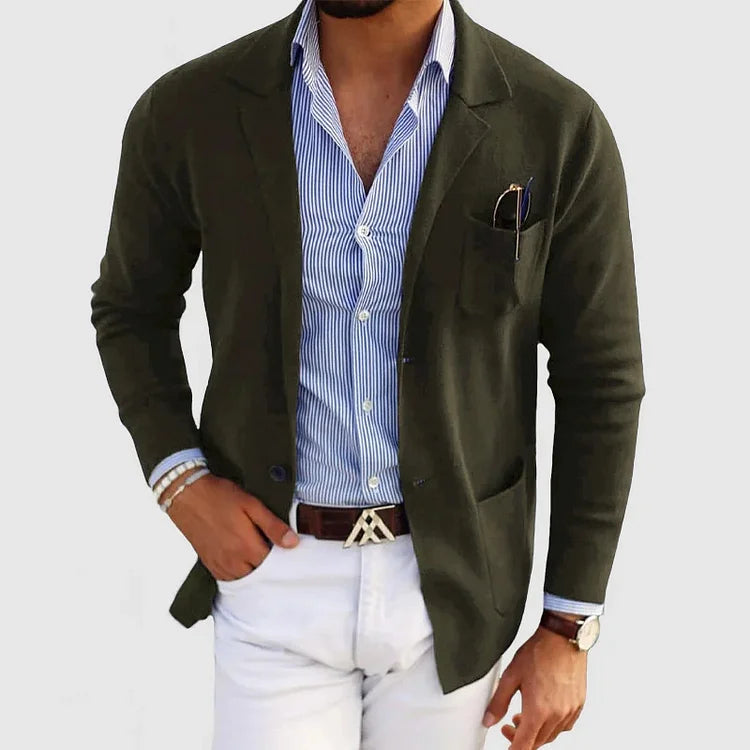 CHARLOTTE CANADA | LUXURIOUS MEN'S SOFT MATERIAL BLAZER
