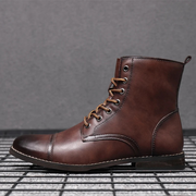 LAURENT MONACO | BOTTES DE VILLE BRUNIES POUR HOMME