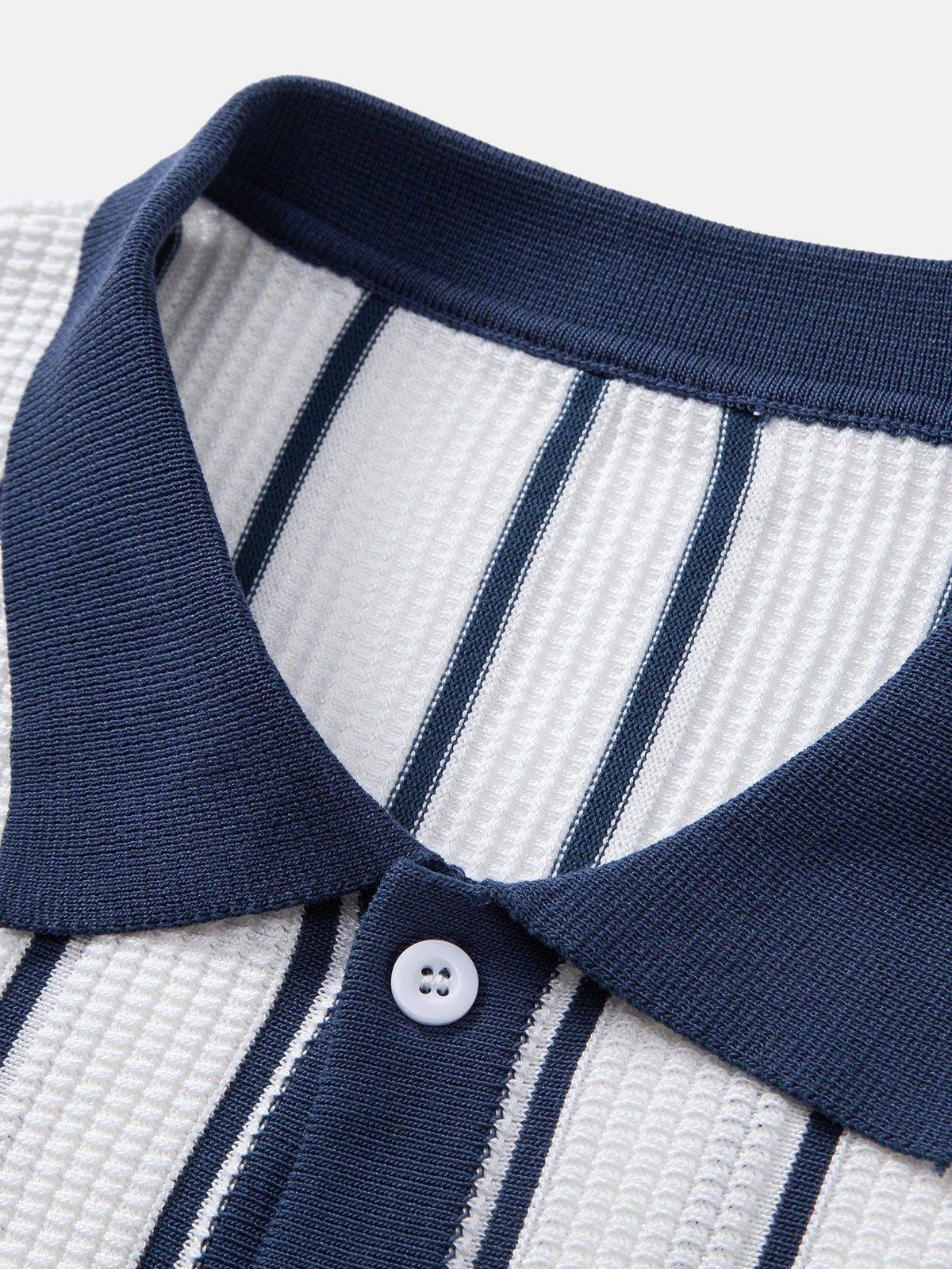KNITTED STRIPED SHIRT WITH BUTTONS