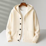 LAURENT MONACO | CARDIGAN À CAPUCHE POUR HOMME
