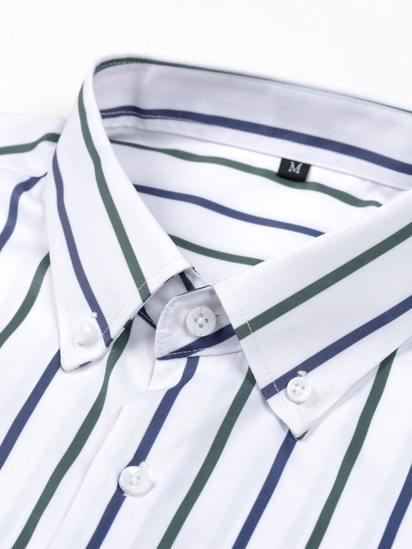 LONG SLEEVE STRIPED SHIRT WITH BUTTONS & SLIM FIT PANTS FLARED LEG