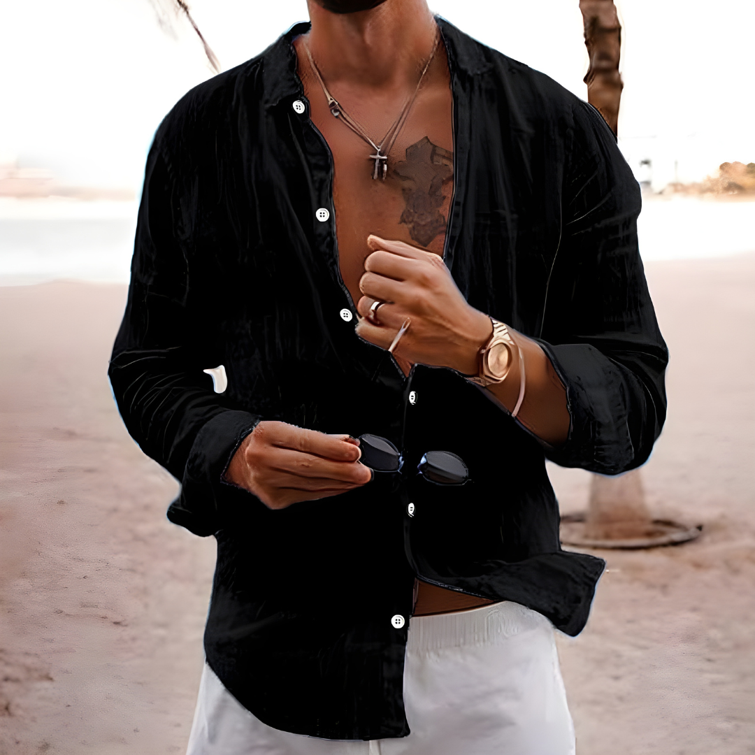 SUMMER SHIRT IN NATURAL COTTON
