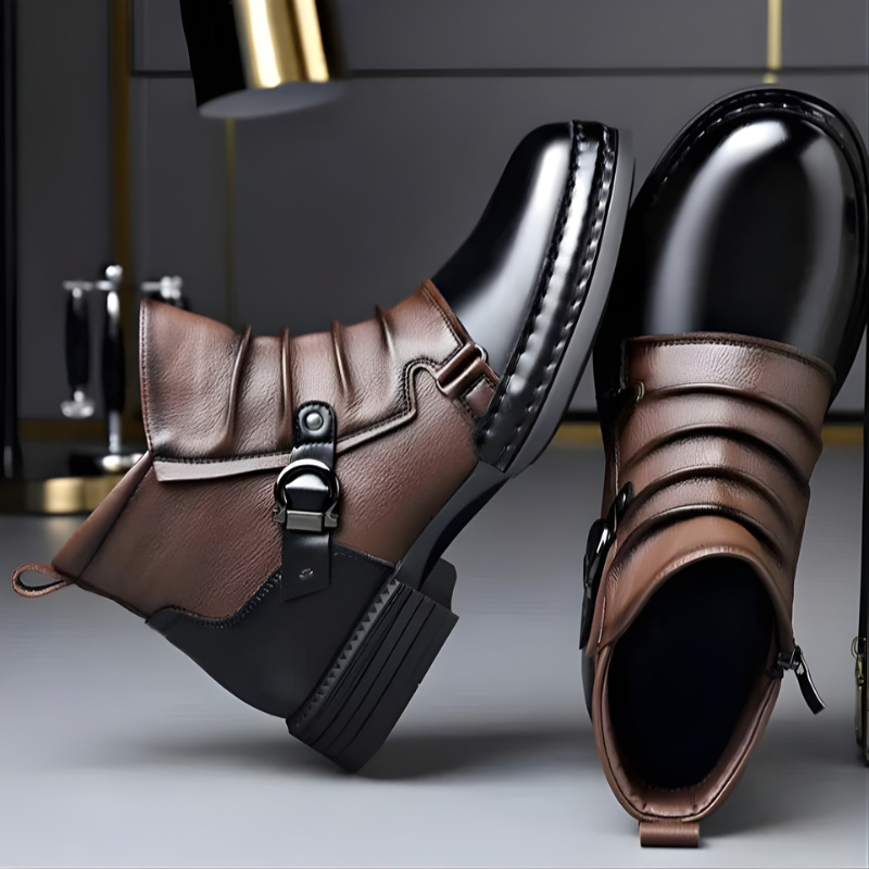LAURENT MONACO | BOTTINES À BOUCLE POUR HOMME