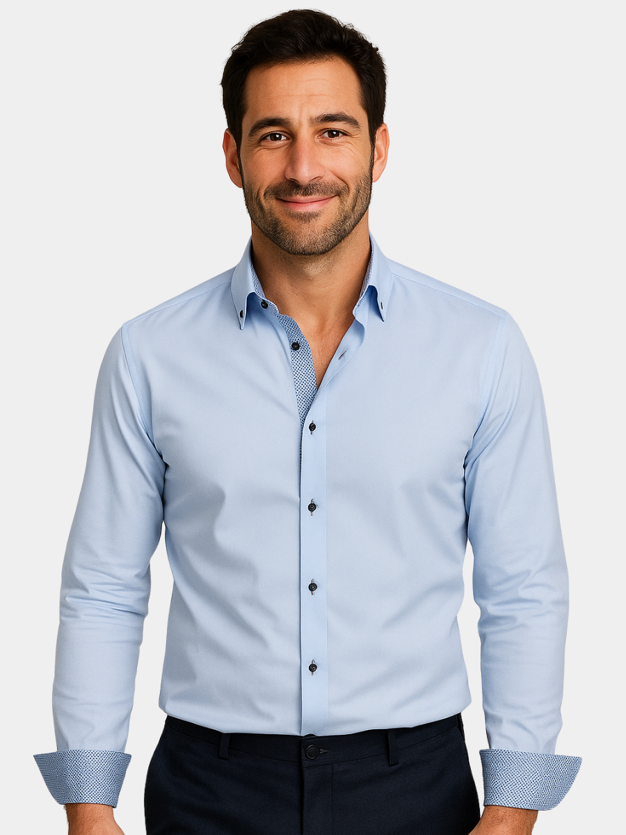 ALBERT | Lightweight Elegant Shirt with Contrast Details