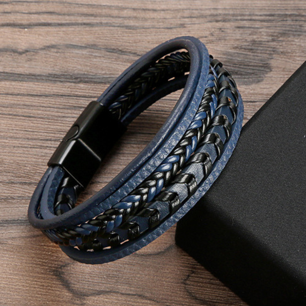 LAURENT MONACO | BRACELET HOMME EN CUIR DE LUXE