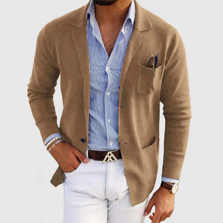 LAURENT MONACO | LUXURIOUS MEN'S SOFT MATERIAL BLAZER