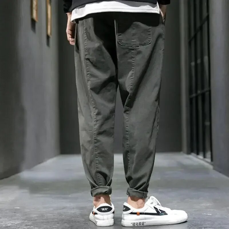 Men's Slim Fit Mixed Cotton Joggers