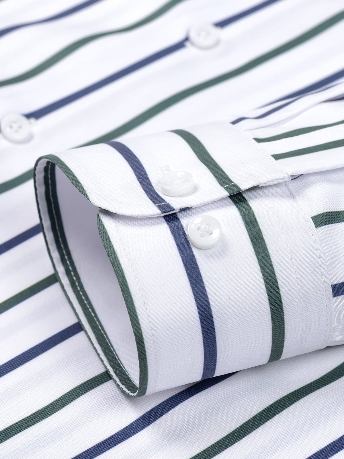 LONG SLEEVE STRIPED SHIRT WITH BUTTONS