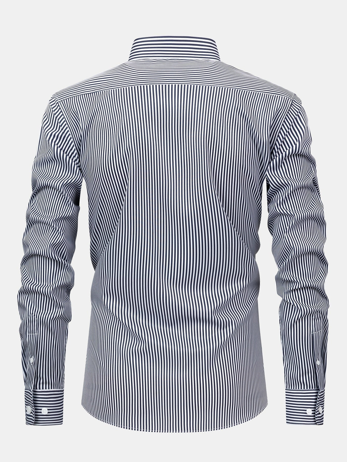 LONG SLEEVE STRIPED SHIRT WITH BUTTONS