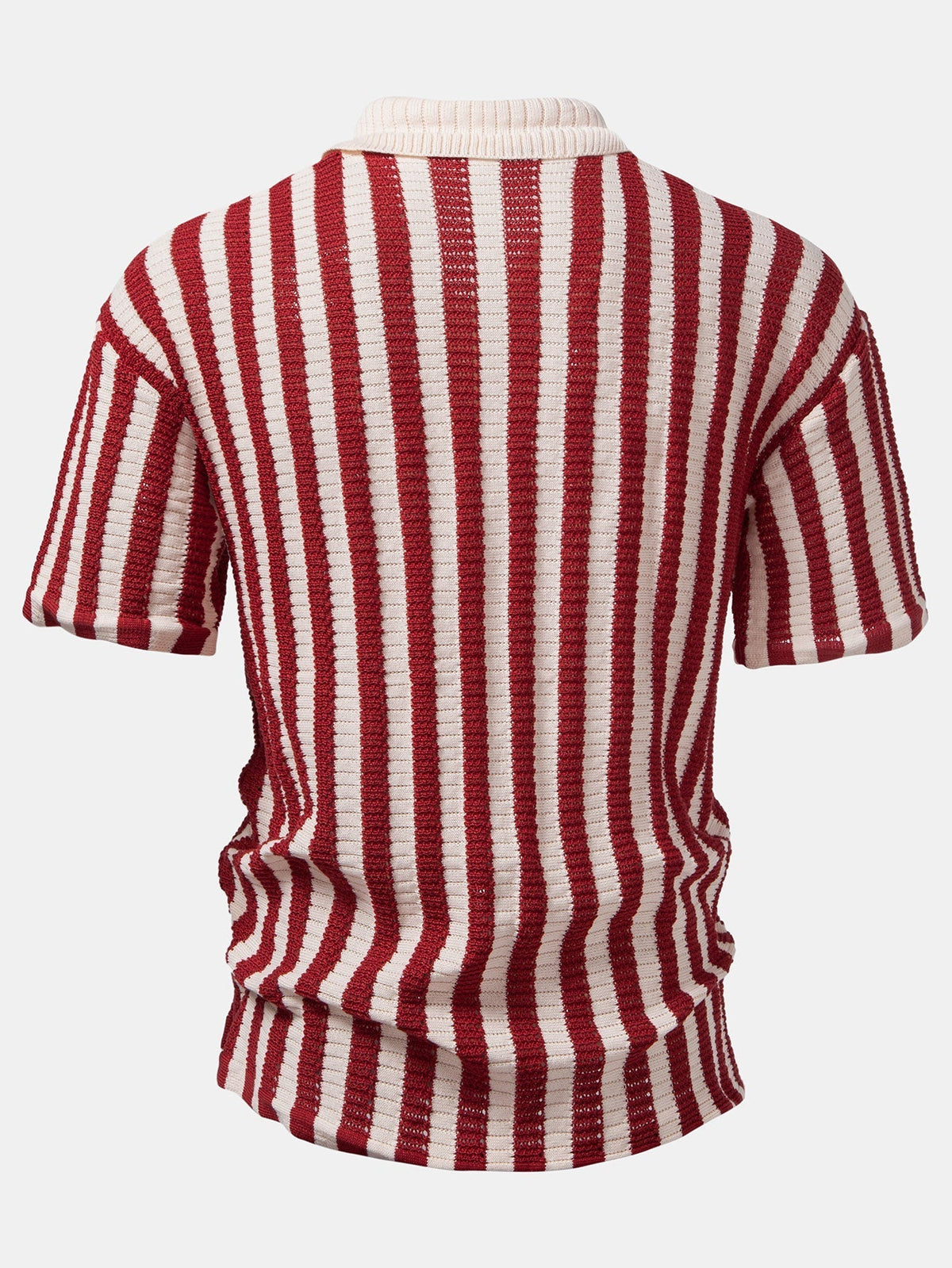 STRIPED SHIRT WITH DROP SHOULDERS