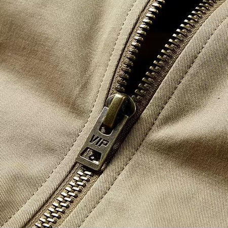 Men's Bomber Jacket with Ribbed Trim