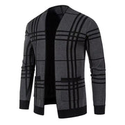 LAURENT MONACO | CARDIGAN EN MAILLE À CARREAUX POUR HOMME