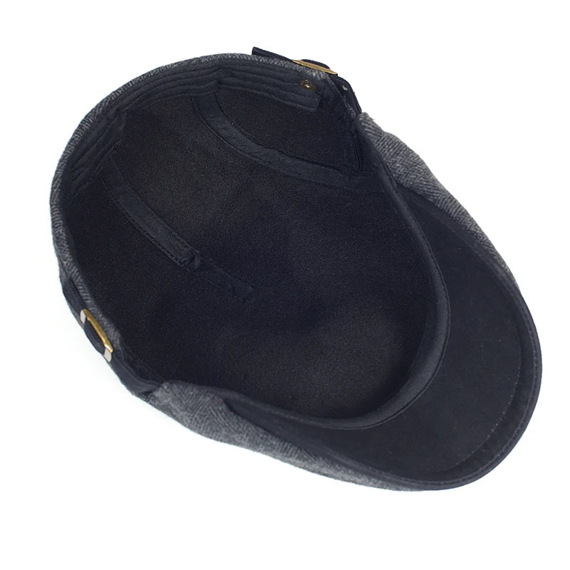 LAURENT MONACO | CASQUETTE À MOTIF CHEVRON POUR HOMME