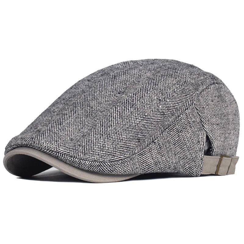 LAURENT MONACO | CASQUETTE À MOTIF CHEVRON POUR HOMME