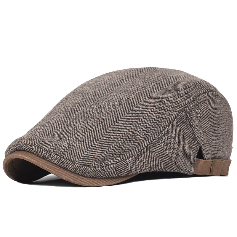 LAURENT MONACO | CASQUETTE À MOTIF CHEVRON POUR HOMME