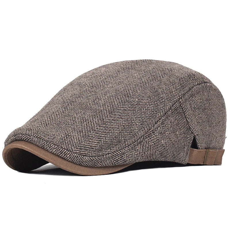 LAURENT MONACO | CASQUETTE À MOTIF CHEVRON POUR HOMME