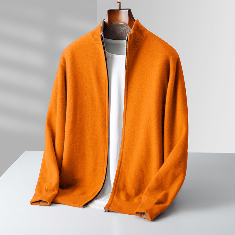 LAURENT MONACO | CARDIGAN ZIPPÉ EN MAILLE POUR HOMME