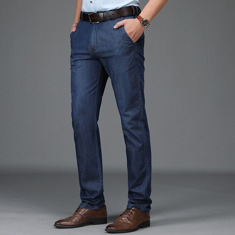 Men's Classic Cut Stretch Denim Jeans