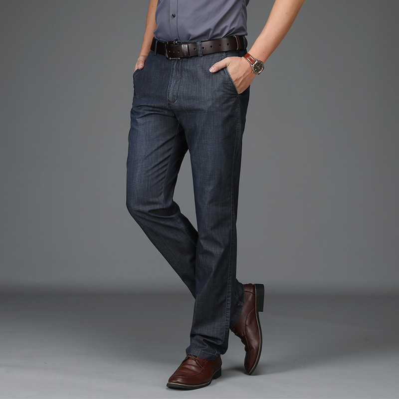 Men's Classic Cut Stretch Denim Jeans