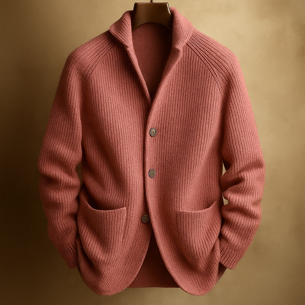 LAURENT MONACO | MEN'S RIBBED KNIT BLAZER