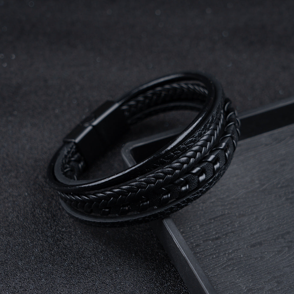 LAURENT MONACO | BRACELET HOMME EN CUIR DE LUXE