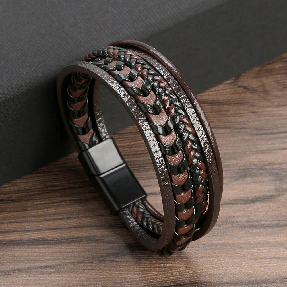 LAURENT MONACO | BRACELET HOMME EN CUIR DE LUXE