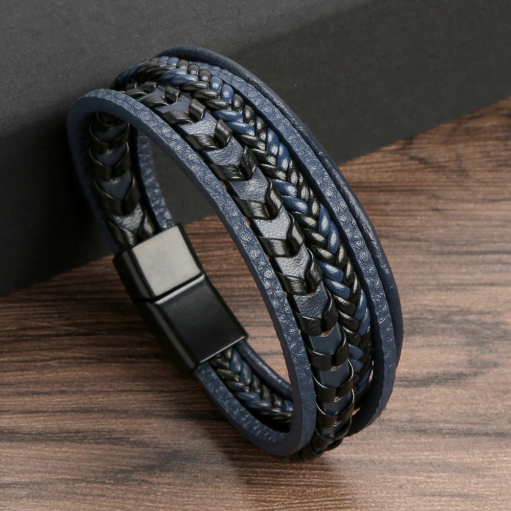 LAURENT MONACO | BRACELET HOMME EN CUIR DE LUXE