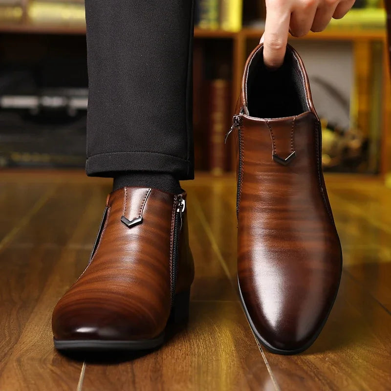 LAURENT MONACO | BOTTES POUR HOMMES AVEC FERMETURE ÉCLAIR