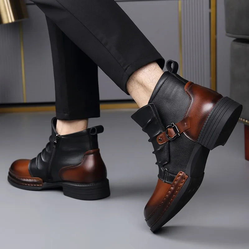 LAURENT MONACO | BOTTINES À BOUCLE POUR HOMME