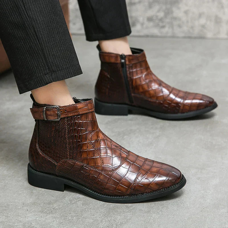 LAURENT MONACO | BOTTINES À LA CHEVILLE AVEC BOUCLE