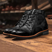 LAURENT MONACO | BOTTES POUR HOMME À BOUT ROND RÉTRO