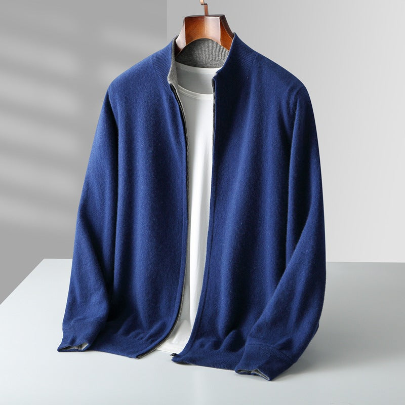 LAURENT MONACO | CARDIGAN ZIPPÉ EN MAILLE POUR HOMME