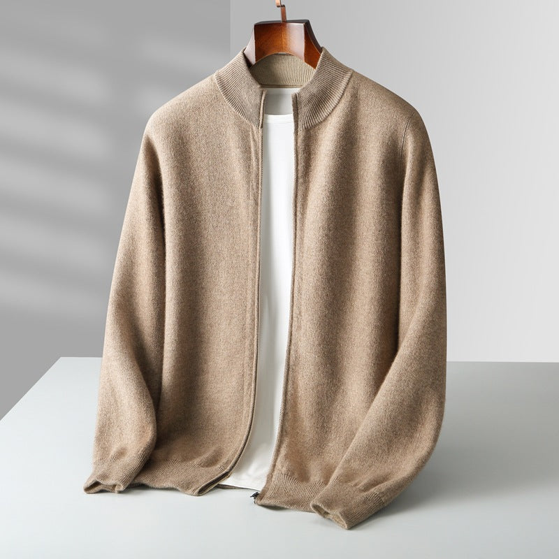 LAURENT MONACO | CARDIGAN ZIPPÉ EN MAILLE POUR HOMME