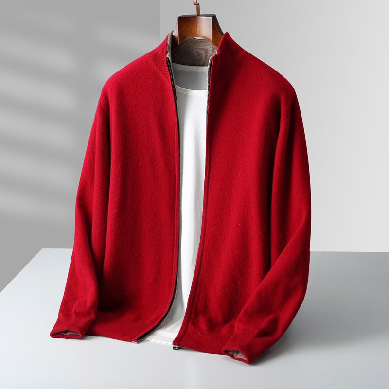LAURENT MONACO | CARDIGAN ZIPPÉ EN MAILLE POUR HOMME