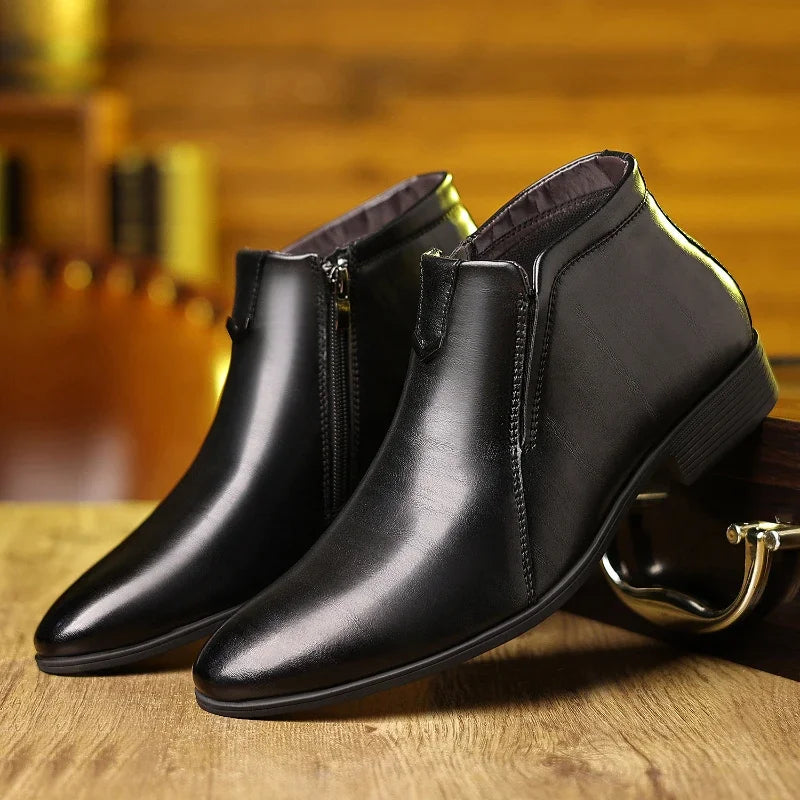 LAURENT MONACO | BOTTES POUR HOMMES AVEC FERMETURE ÉCLAIR