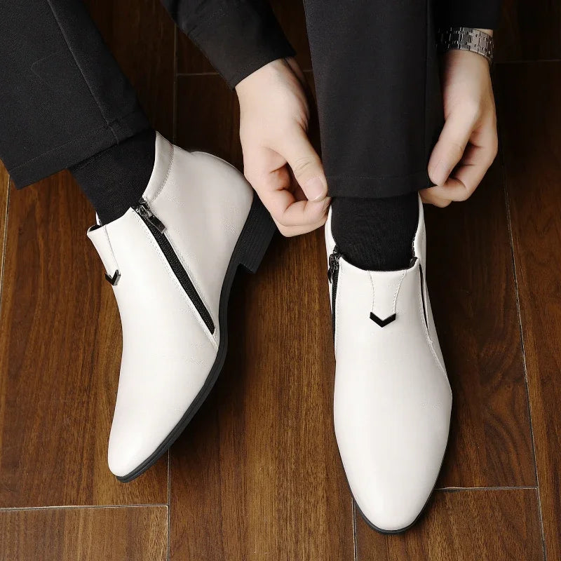 LAURENT MONACO | BOTTES POUR HOMMES AVEC FERMETURE ÉCLAIR