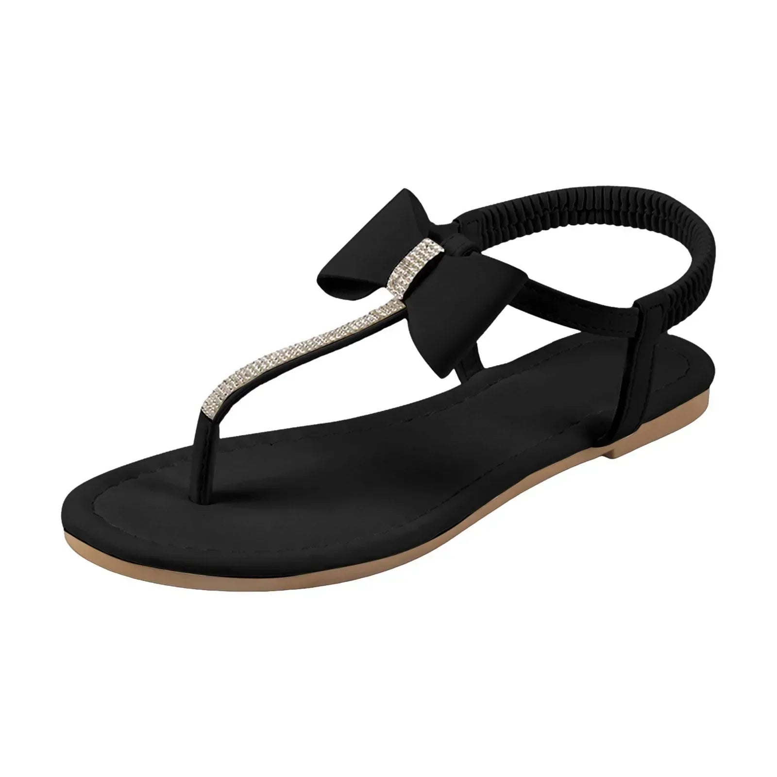 Antoinette | Women's Rhinestone Flat Sandals