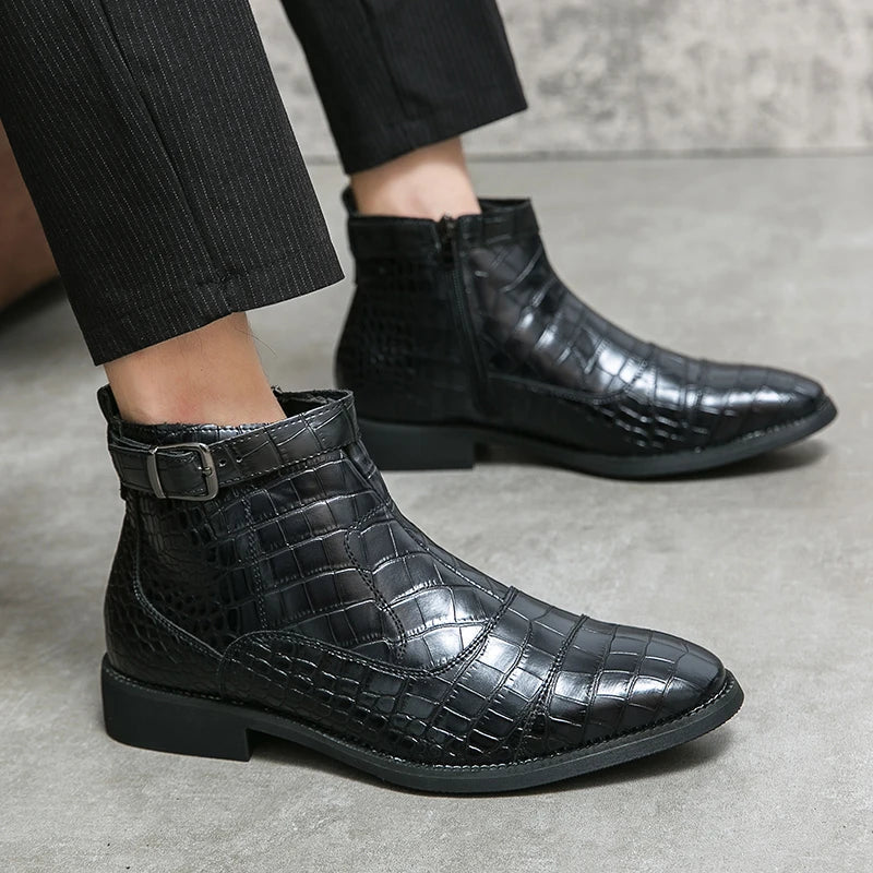 LAURENT MONACO | BOTTINES À LA CHEVILLE AVEC BOUCLE