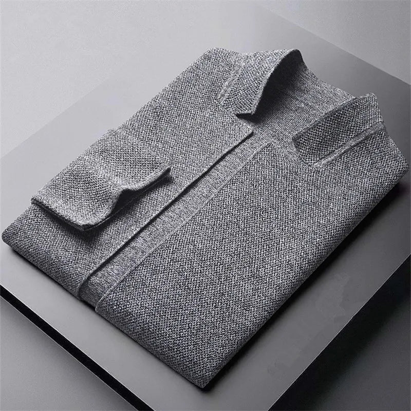 LAURENT MONACO | CARDIGAN EN LAINE TRICOTÉE FOR MEN
