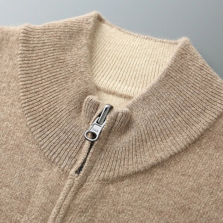 LAURENT MONACO | CARDIGAN ZIPPÉ EN MAILLE POUR HOMME